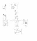 Camshaft Crankshaft Lubrication Piston Rings Connecting Rod Diagram and Parts List for 21B807-0114-B1  Briggs and Stratton Engine